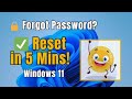 🔒 Reset Forgotten Windows 11 Password in Minutes – ✅ No Software Needed!