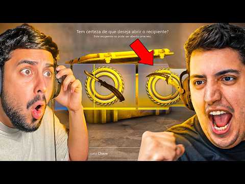 tinha tudo para dar ruim, mas... a CALL do CACHORRO1337 me SALVOU! (ganhei duas facas nesse vídeo)