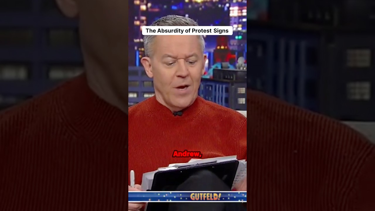 When protest signs miss the mark! 🤔