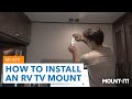 How to install an rv tv mount  mi429 installation