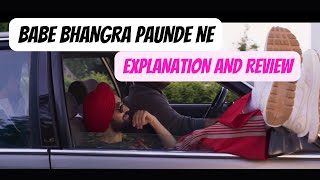 Babe Bhangra Paunde Ne - movie trailer explanation and review