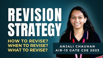 3 Important Revision Tips | GATE AIR 13