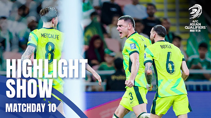 Australia in – six still in the hunt for 2026! | Highlight Show – MD10 | AFC Asian Qualifiers™ RT 26