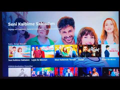 Samsung Tizen smart tv de TRT Tabii izleme
