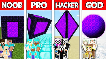Minecraft NOOB vs PRO vs HACKER vs GOD : FAMILY SECRET PORTAL in Minecraft Animation