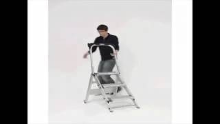 Easy Slope Aluminium Folding Leader Steps