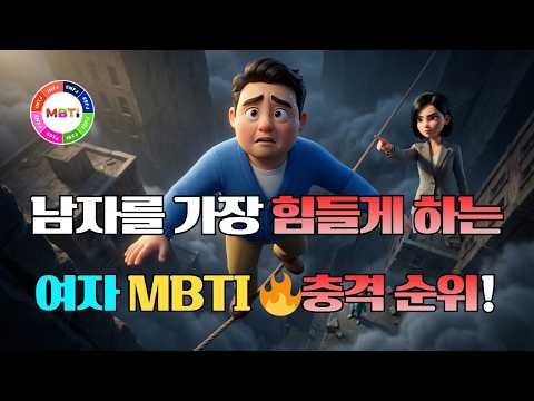 ⚠️ MBTI 16유형 중, 남자를 가장 힘들게 만드는 여자 순위 16→1위 | 1위와 연애하면 당신의 뇌가 망가진다 🧠💔