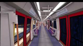 Helluva Metro - Station Angerbrücke und die Baureihe Helluva-T1 mit neuem Sound (Minecraft MTR Mod)
