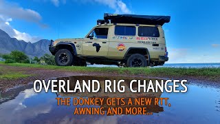 Land Cruiser Overland Rig Changes | The Donkey gets a new RTT, Awning and more...