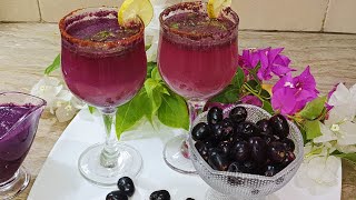 Jamun juice recipe| Jamun mojito| Java Plum Juice