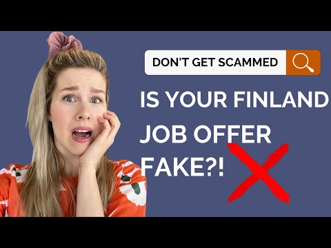 Don't Fall for Online Job Offer Scams in Finland