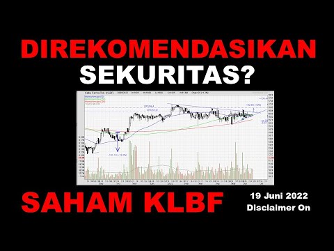 Saham KLBF - 19 Juni 2022 - Stabil bertahan di dalam base, menarik kalau bisa break