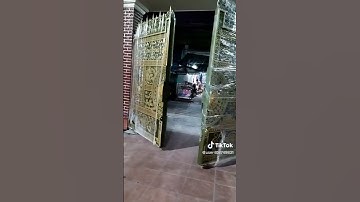 cổng tự động cho cửa nhôm đúc