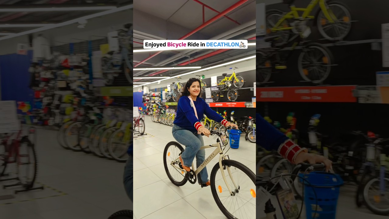 Enjoyed Bicycle Ride in DECATHLON | Mountain Bike Rockrider Decathlon 🚴🏻