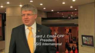 Celebrity President of ASIS International at the New York City Chapter Conference, April 2012 Profile