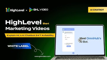 AI Chatbot Marketing Video | HIghLevel SaaS Feature Explainer