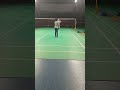 Me playing badminton