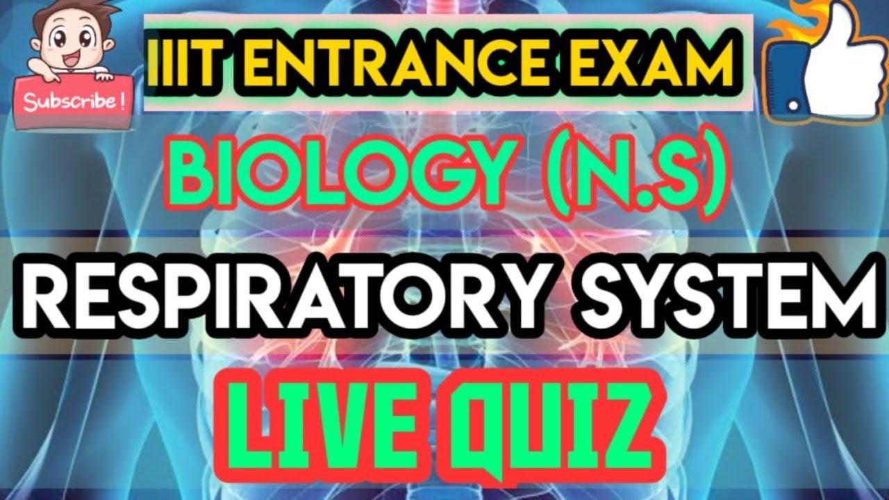iiit science live quiz online (respiratory system) || iiit biology || iq academy