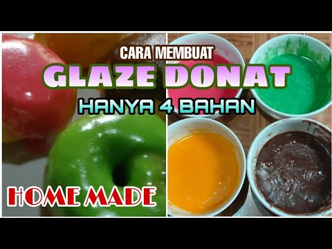 Cara Membuat Toping Donat Warna Warni