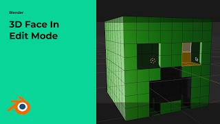 Blender: 3D Face in Edit Mode