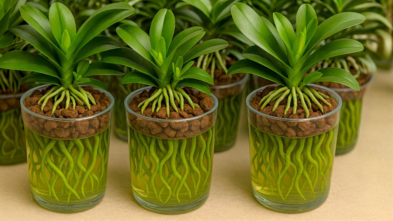 🌸Выращивайте орхидеи таким образом! Они быстро растут и долго и обильно цветут.