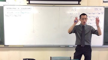Logarithmic Arithmetic (3 of 3: Using Logs to solve Exponential Equations)