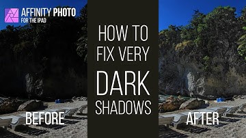 How to Use Range Selection to Fix Very Dark Shadows With Affinity Photo for the iPad