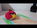 angry birds race!|#angrybirds#rovio #stopmotion