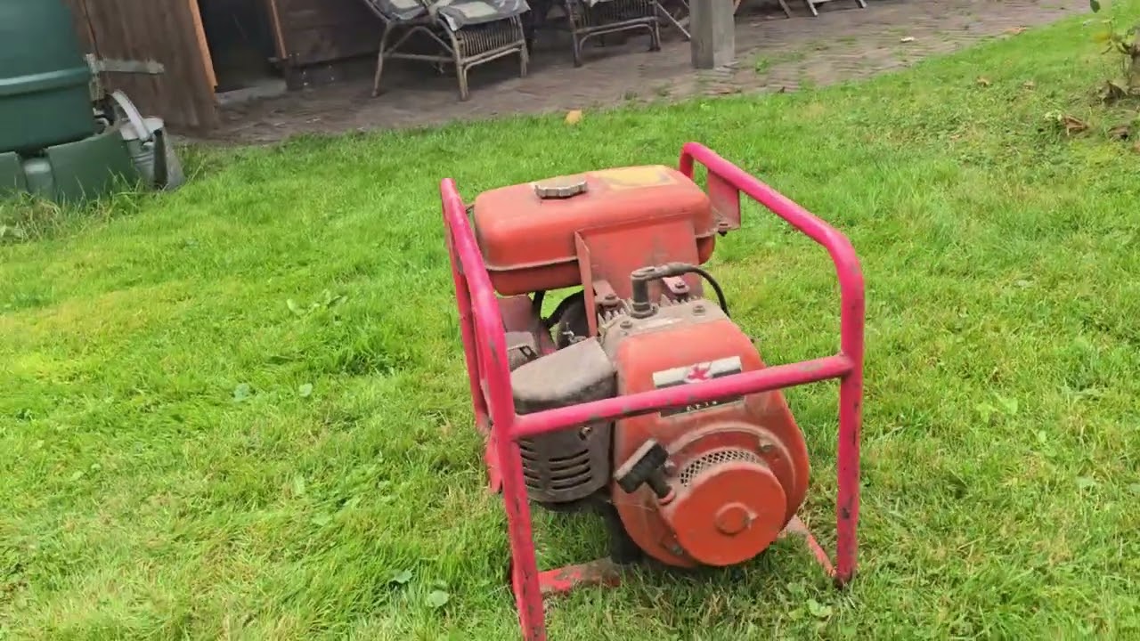 Rusty Robin EY14 Generator Starts in 4 Pulls & Fuel Tap Fix!