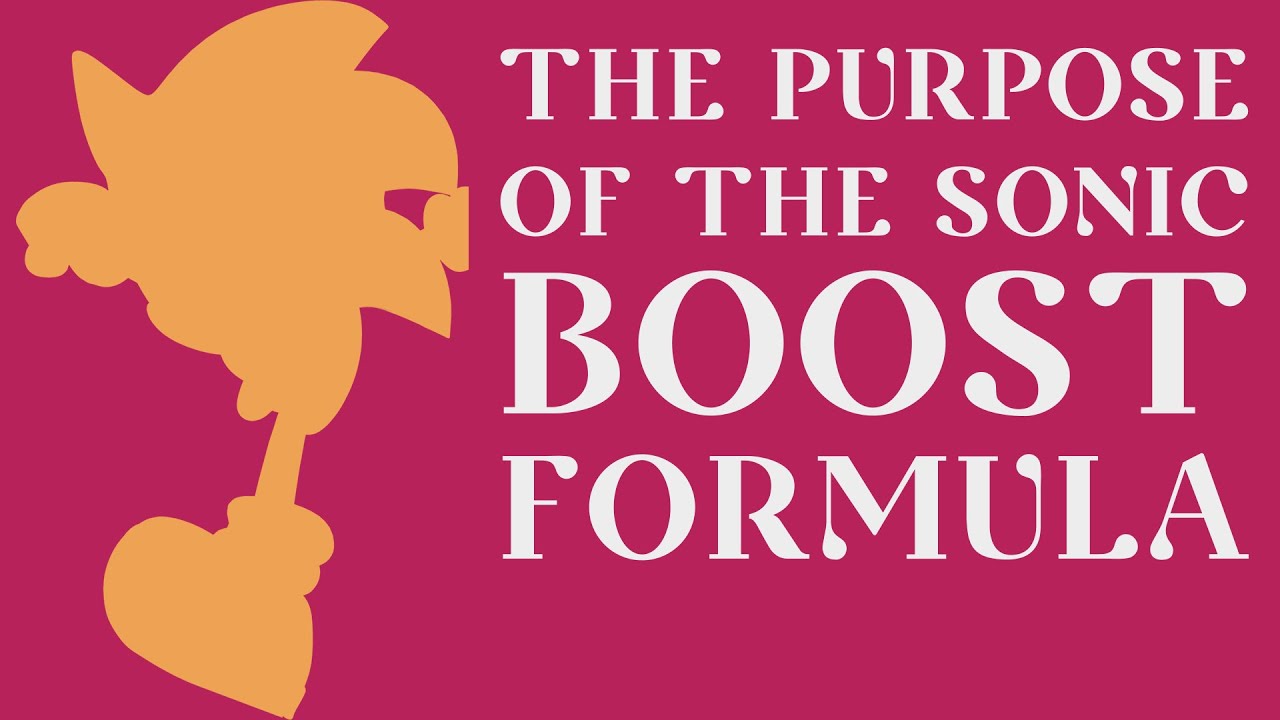 The purpose of the Sonic Boost formula
