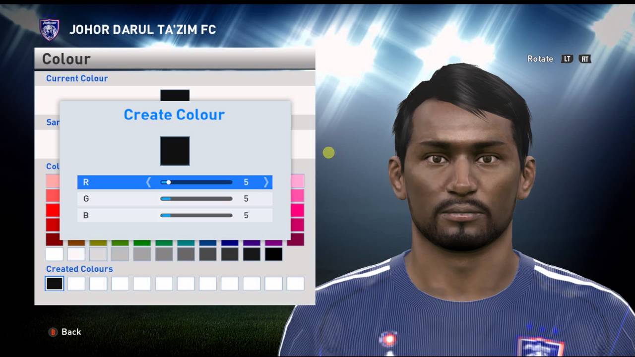 PES 2016- S. Kunanlan (Johor Darul Ta'zim FC &Malaysia NT) face - YouTube