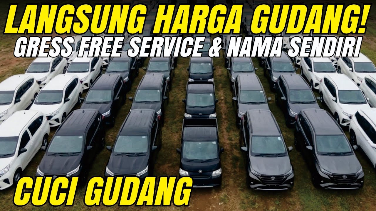 GROSIR HARGA GUDANG! KM 0 FREE SERVICE & STNK NAMA SENDIRI GARANSINYA 3 & 5 TAHUN TERIOS SIGRA XENIA