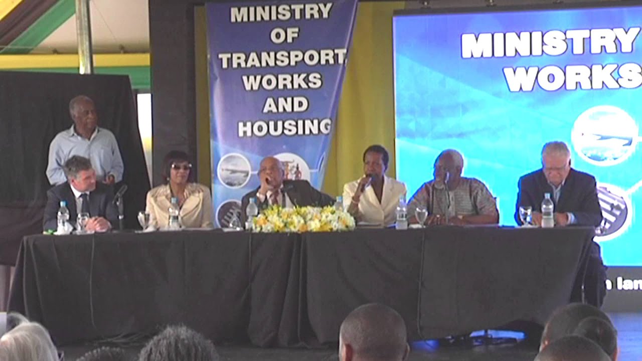 Karen Smith serenades PJ Patterson- renaming Highway 2000 to the PJ Patterson Highway