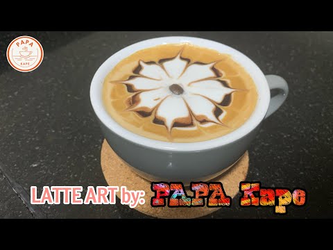 LATTE ART by PAPA Kape Official | Cafe Vlog