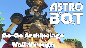 Astro Bot Go-Go Archipelago Walkthrough - 100% All Collectibles