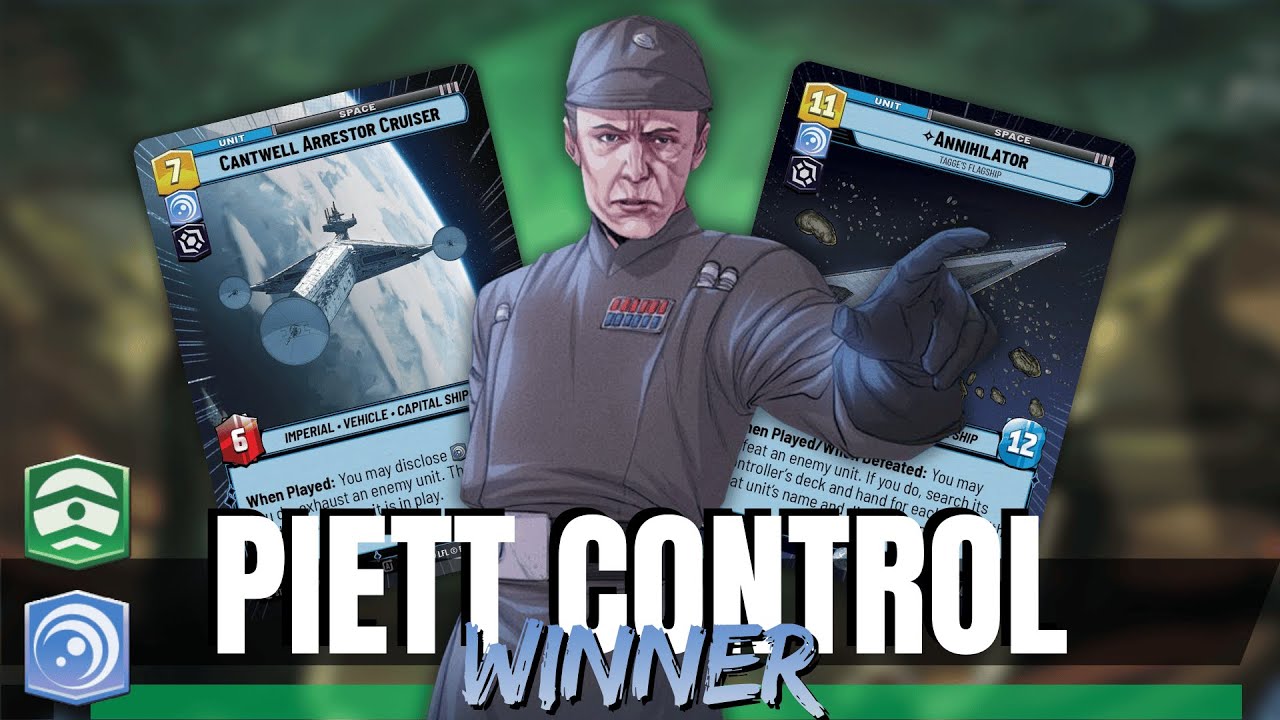 PQ WINNER with PIETT BLUE! - Gameplay / Star Wars Unlimited