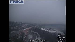 İstanbul Kar Yağışı Timelapse 18-19 Ocak 2026