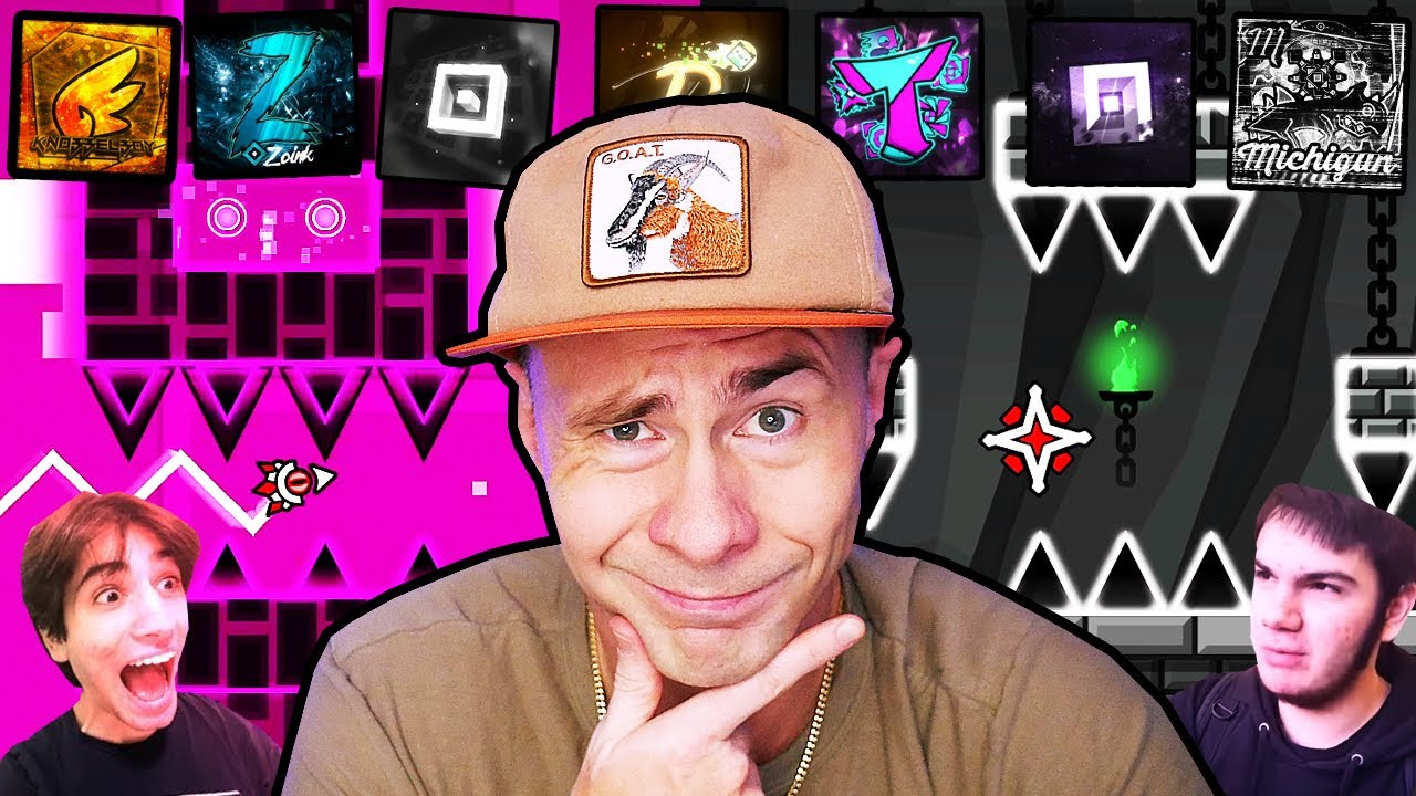 The TOP Levels from TOP GEOMETRY DASH PLAYERS - YouTube