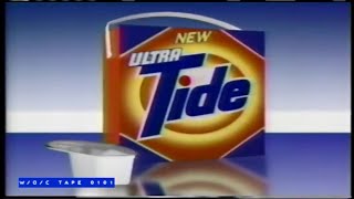 Tide "Ultra" Laundry Detergent Commercial Compilation - 1990