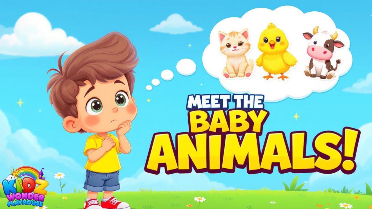 Имена детенышей животных | Знаете ли вы их? 🐣 Веселая обучающая песенка для детей и малышей