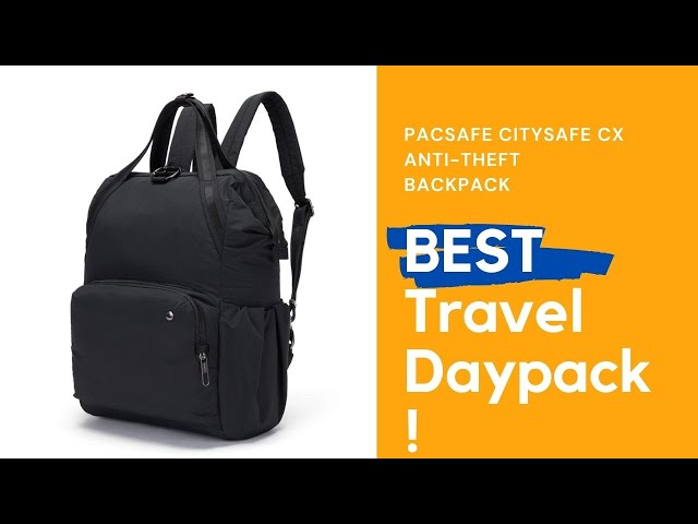 Stylish + Secure: The Citysafe CX Anti-Theft Backpack by Pacsafe