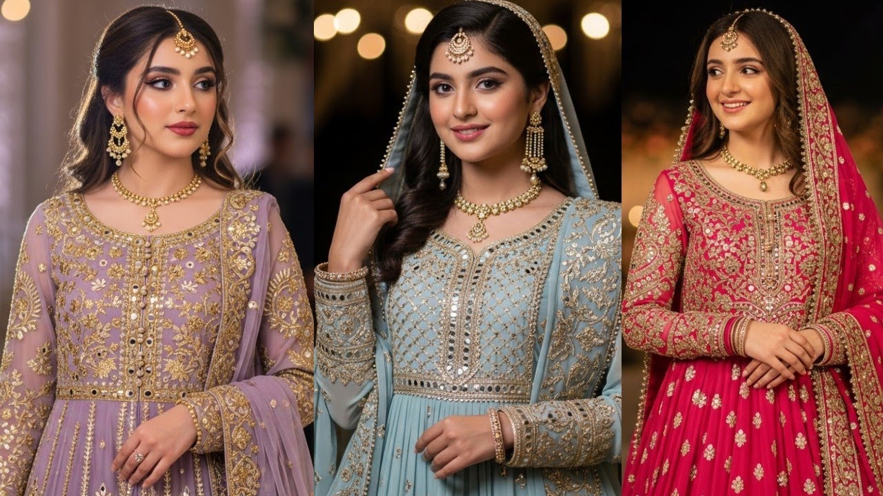 ✨ Pakistani Wedding & Party Dresses | Beautiful Colors & Styles for Women ✨