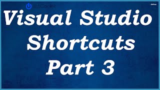 Visual Studio Shortcuts You Must Know - Part 3 #shorts