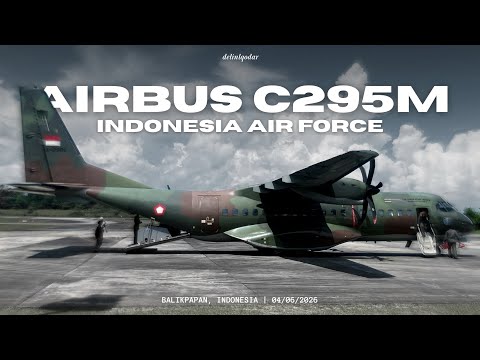 AIRBUS C-295M TNI AU DI BALIKPAPAN