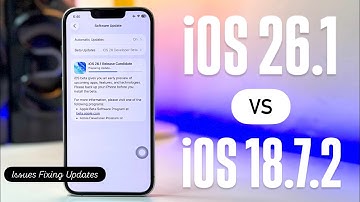iOS 26.1 & iOS 18.7.2 New Stable Updates Coming - Must Watch Before Update your iPhone