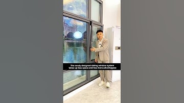 The newly designed sliding window system takes up less space and has more advantages #windows