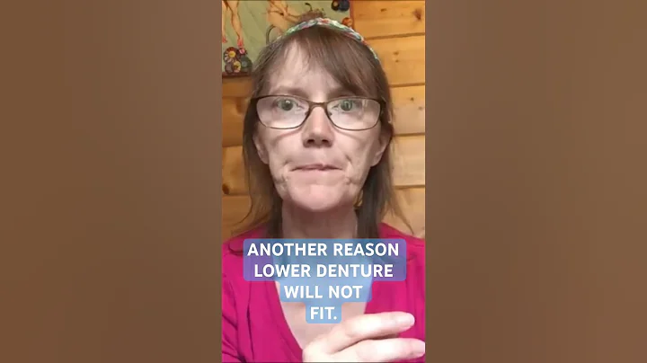🦷Lower Denture won’t stay in? This could be why.