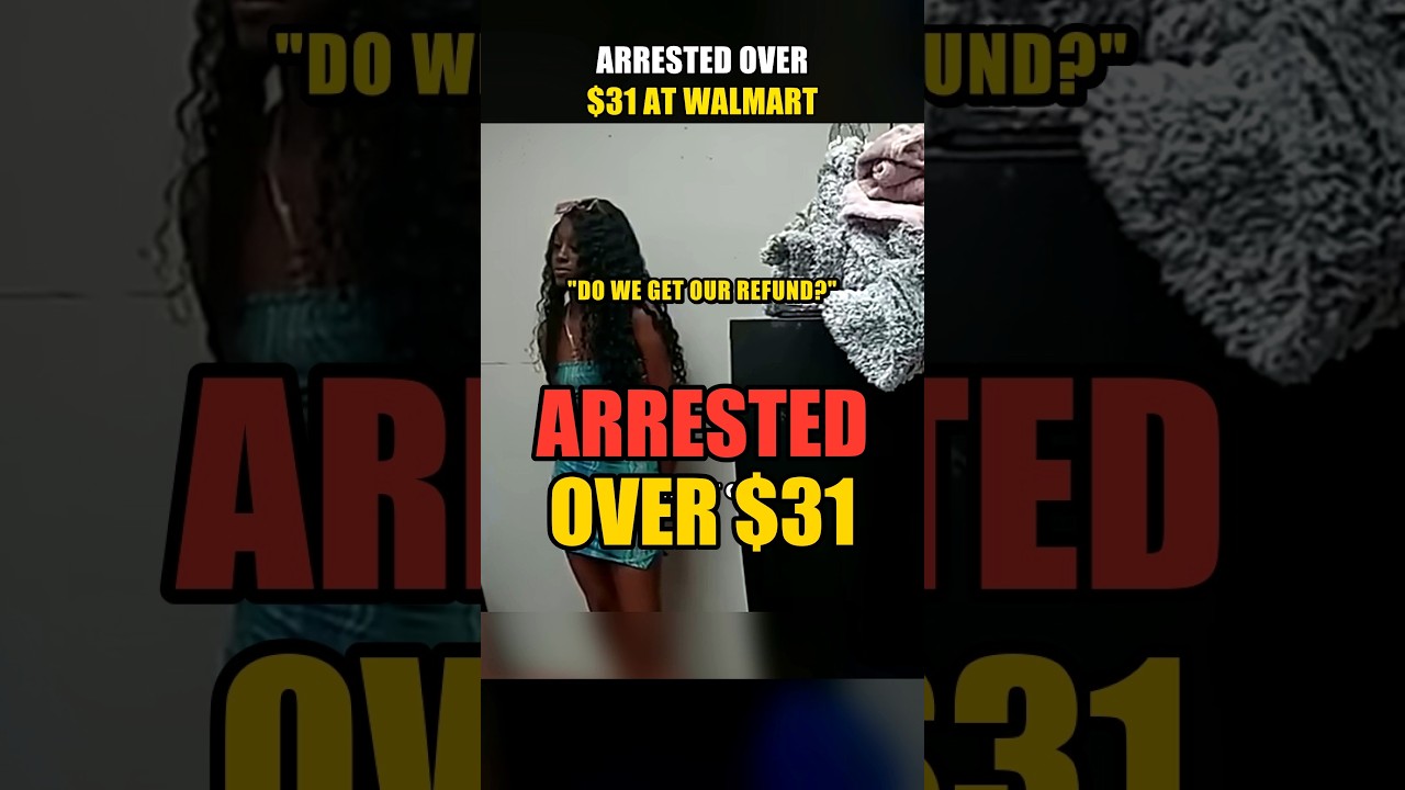 Arrested Over $31 At Walmart #bodycam
