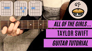 All Of The Girls You Loved Before - Taylor Swift Chord Tutorial Guitar