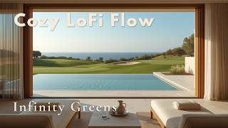 Infinity Greens ⛳ Ocean View Lounge & Cinematic Lofi Hip-Hop for Focus, Reading & Slow Living screenshot 4